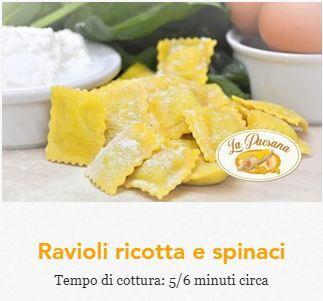 Ravioli ricotta epinards